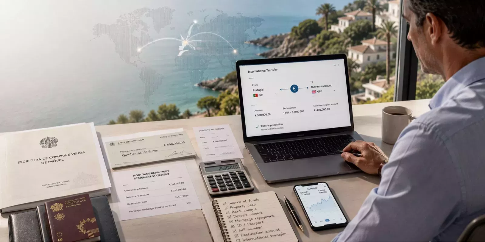 How to Transfer Property Sale Proceeds From Portugal Abroad: Banks, Currency and Source-of-Funds Checks
